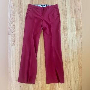 Theory Carmine Red Trousers in Good Wool size 8 - matching suit jacket listed